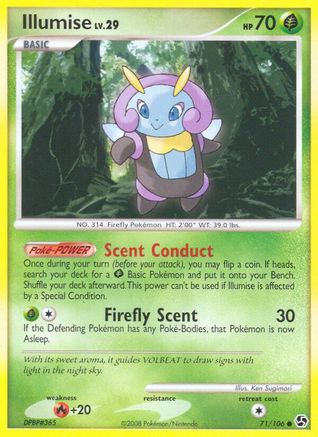 Illumise (71) Reverse Holofoil - Great Encounters