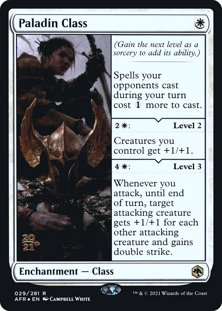 Paladin Class (029) Foil - Adventures in the Forgotten Realms Promos