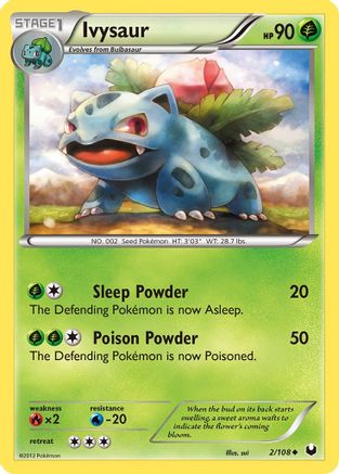 Ivysaur (2) Reverse Holofoil - Dark Explorers