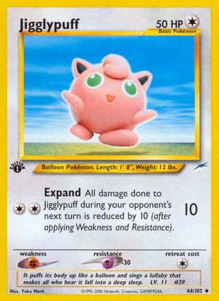 Jigglypuff (44) 1st Edition - Neo Destiny