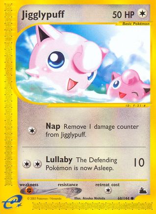 Jigglypuff (68) Reverse Holofoil - Skyridge