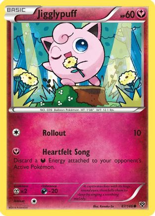 Jigglypuff (87) Reverse Holofoil - XY Base Set
