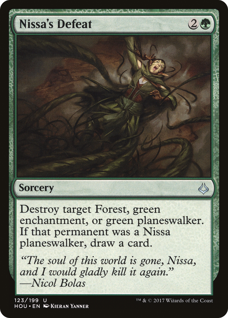 Nissa's Defeat (123) - Hour of Devastation