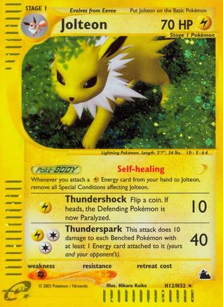 Jolteon (H12) (H12) Holofoil - Skyridge