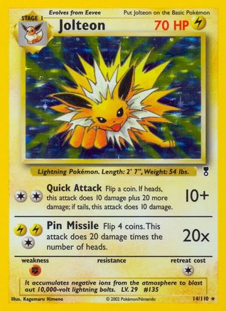 Jolteon (14) Reverse Holofoil - Legendary Collection