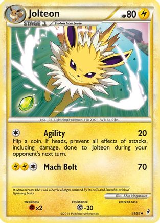 Jolteon (45) Reverse Holofoil - Call of Legends