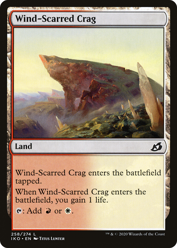 Wind-Scarred Crag (258) Foil - Ikoria: Lair of Behemoths