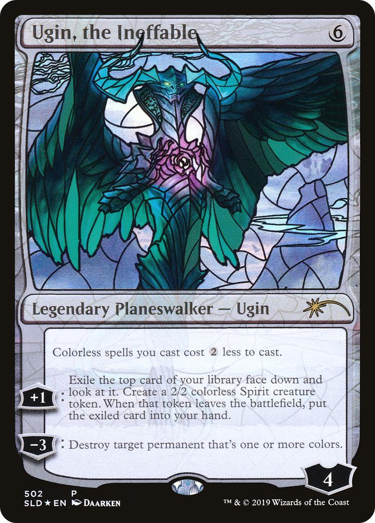 Ugin, the Ineffable (Stained Glass) (502) Foil - Secret Lair Drop