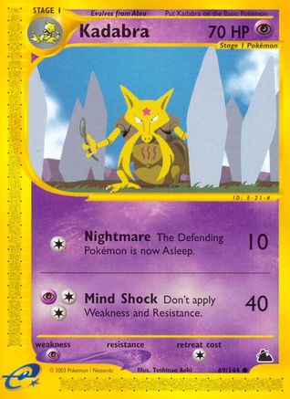 Kadabra (69) Reverse Holofoil - Skyridge