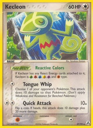 Kecleon (37) Reverse Holofoil - Legend Maker