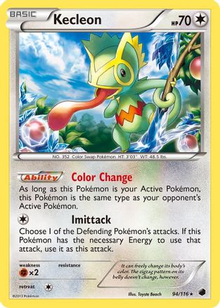Kecleon (94) Reverse Holofoil - Plasma Freeze
