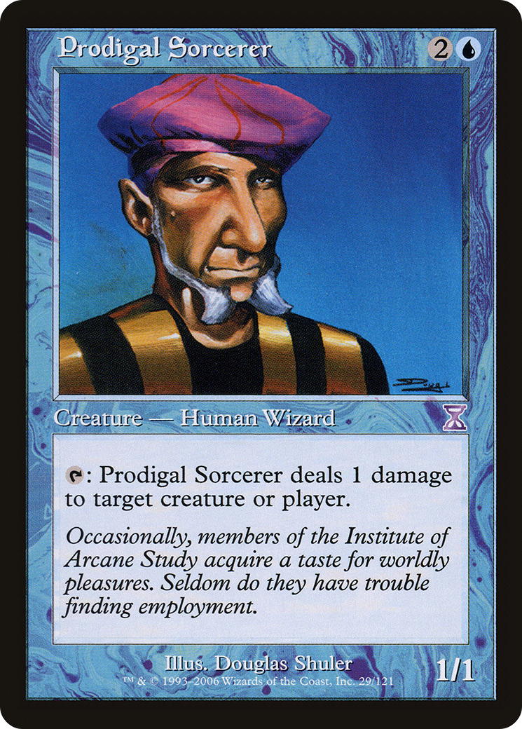 Prodigal Sorcerer (Retro) (029) Foil - Time Spiral Timeshifted