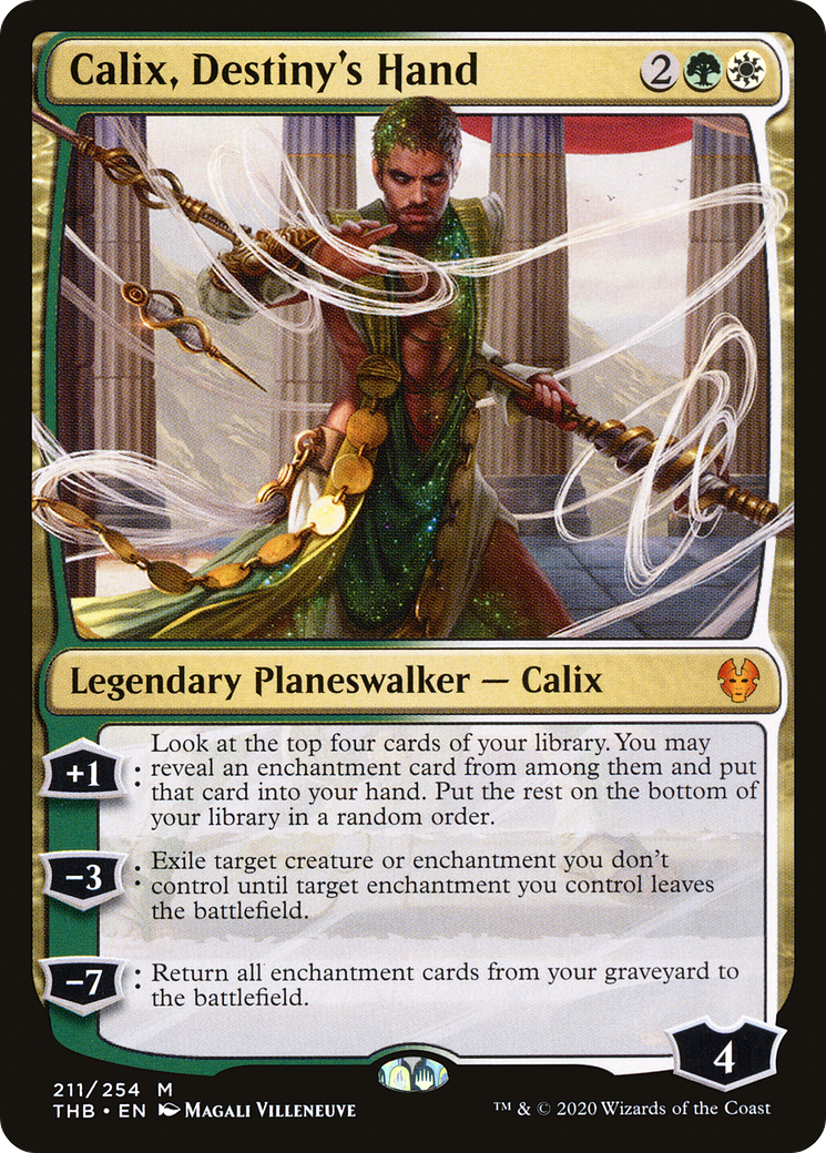 Calix, Destiny's Hand (211) Foil - Theros Beyond Death