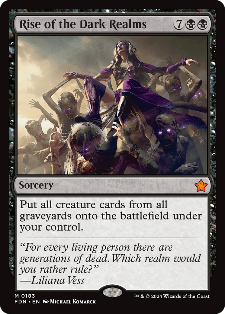 Rise of the Dark Realms (183) Foil - Foundations