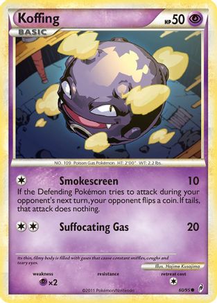 Koffing (60) Reverse Holofoil - Call of Legends