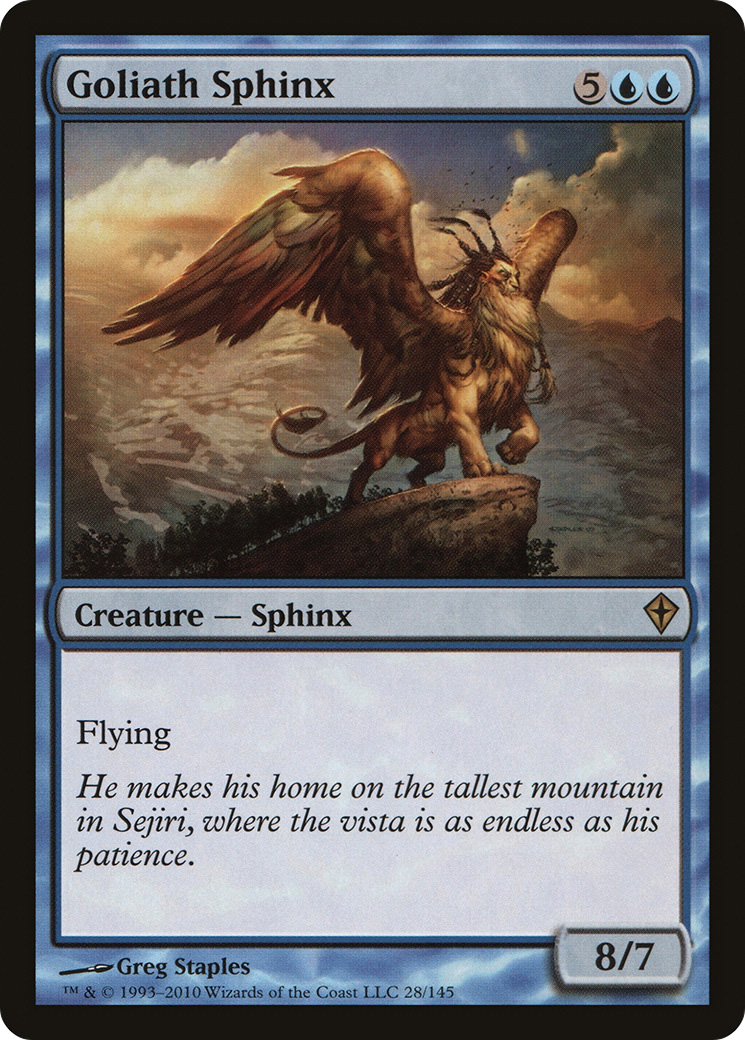 Goliath Sphinx (028) Foil - Worldwake