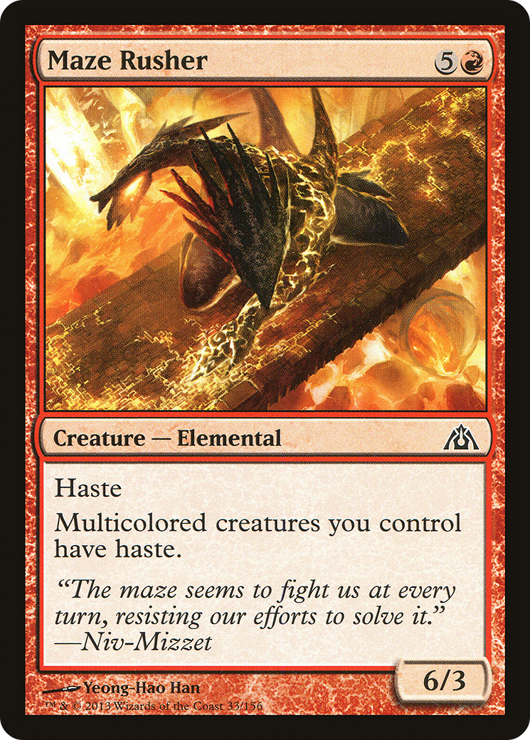 Maze Rusher (033) Foil - Dragon's Maze