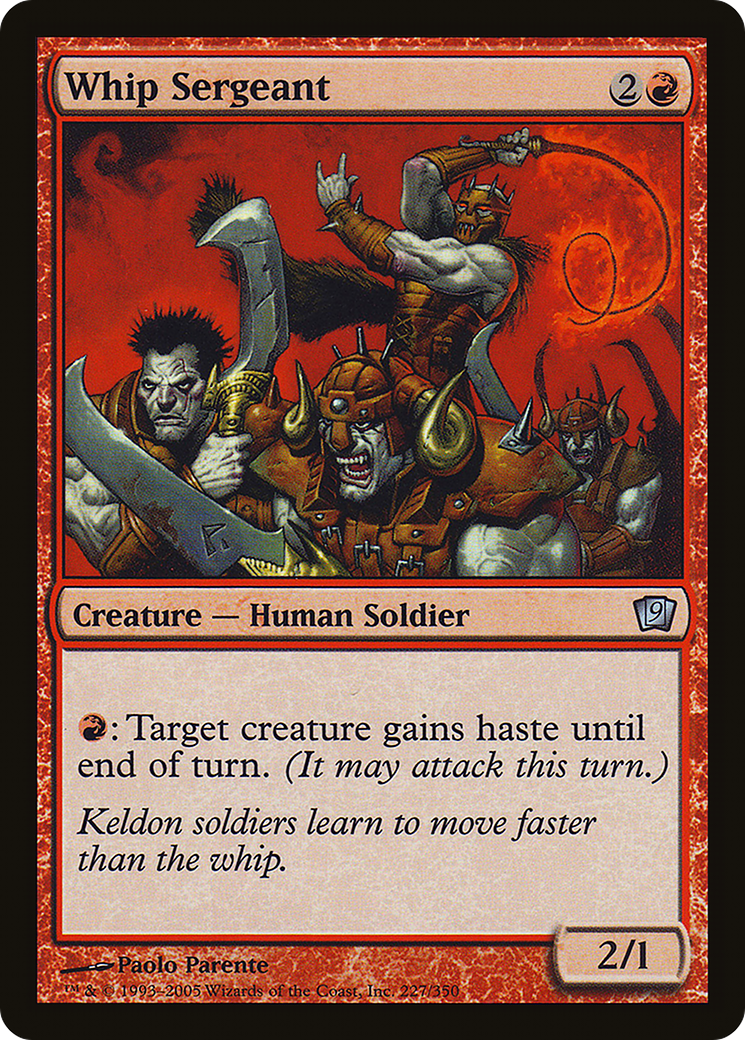 Whip Sergeant (227) - Ninth Edition