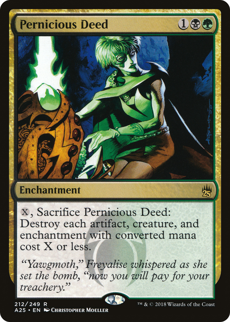 Pernicious Deed (212) Foil - Masters 25