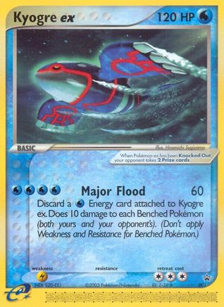 Kyogre ex - 001 (Nintendo Power Magazine) (1) Holofoil - Nintendo Promos