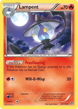 Lampent (22) Reverse Holofoil - Plasma Storm