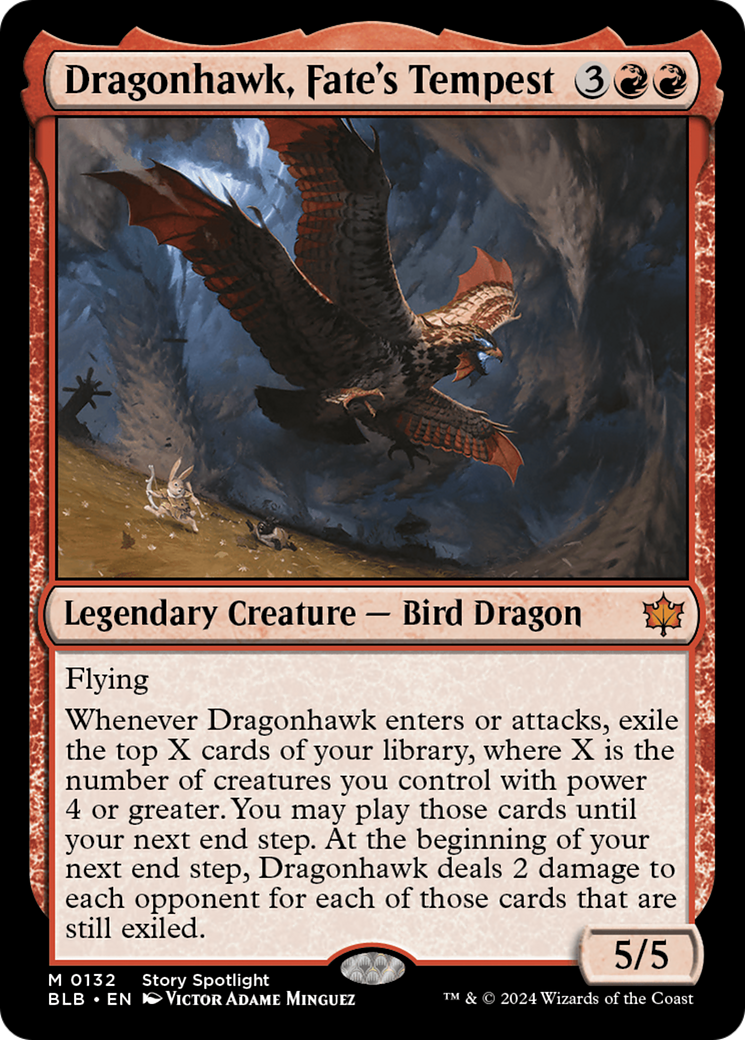 Dragonhawk, Fate's Tempest (132) - Bloomburrow