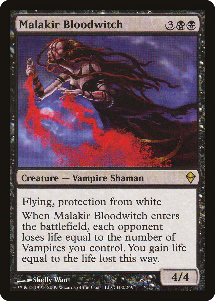 Malakir Bloodwitch (100) Foil - Zendikar