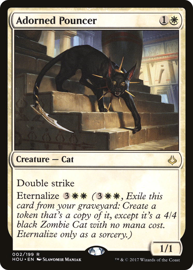 Adorned Pouncer (002) Foil - Hour of Devastation