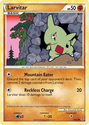 Larvitar (50) Reverse Holofoil - Unleashed