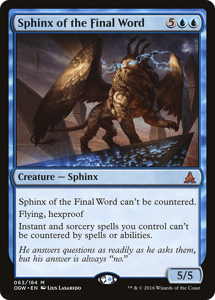 Sphinx of the Final Word (063) - Oath of the Gatewatch