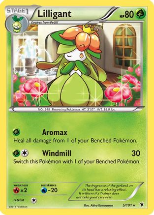 Lilligant (5) Reverse Holofoil - Noble Victories