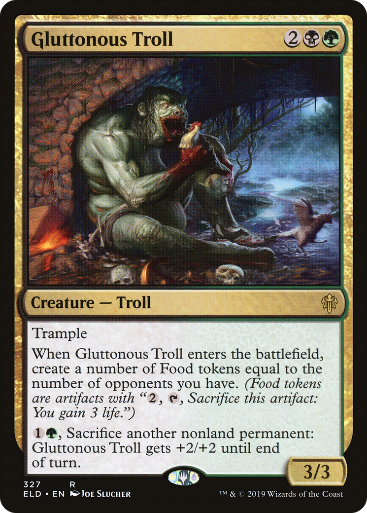 Gluttonous Troll (327) - Throne of Eldraine