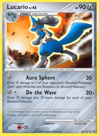Lucario (53) Reverse Holofoil - Platinum