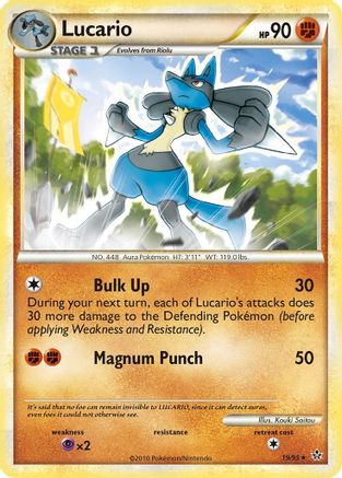 Lucario (19) Reverse Holofoil - Unleashed