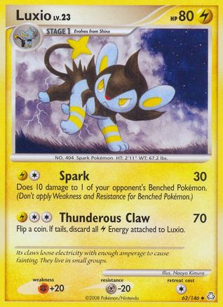 Luxio (62) Reverse Holofoil - Legends Awakened