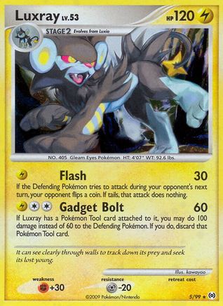 Luxray (5) Reverse Holofoil - Arceus