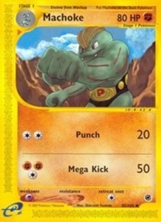 Machoke (85) Reverse Holofoil - Expedition