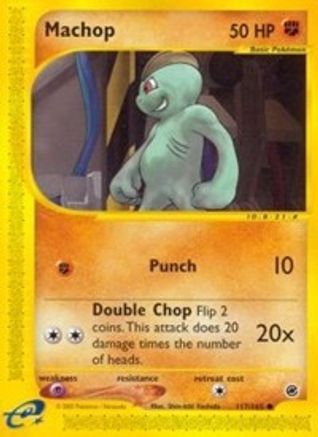 Machop (117) Reverse Holofoil - Expedition