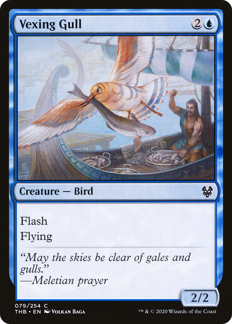 Vexing Gull (079) Foil - Theros Beyond Death