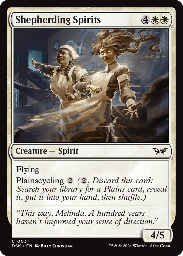 Shepherding Spirits (031) Foil - Duskmourn: House of Horror