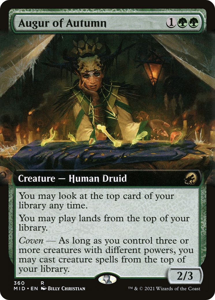 Augur of Autumn (Extended Art) (360) Foil - Innistrad: Midnight Hunt