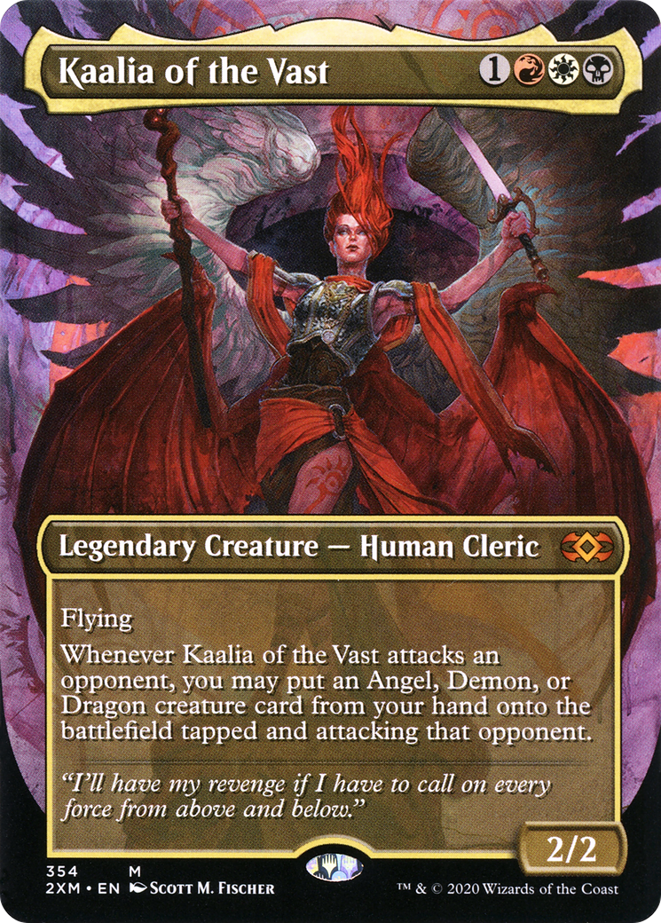 Kaalia of the Vast (Borderless) (354) - Double Masters