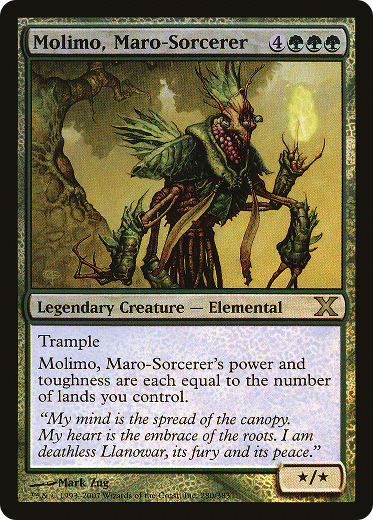 Molimo, Maro-Sorcerer (280) Foil - Tenth Edition