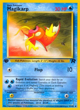 Magikarp (47) 1st Edition - Team Rocket