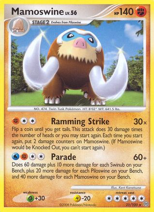 Mamoswine (21) Reverse Holofoil - Stormfront