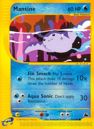 Mantine (77) Reverse Holofoil - Skyridge
