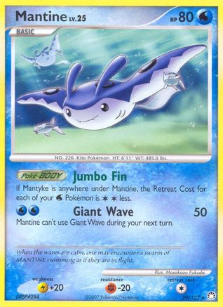 Mantine (29) Reverse Holofoil - Mysterious Treasures