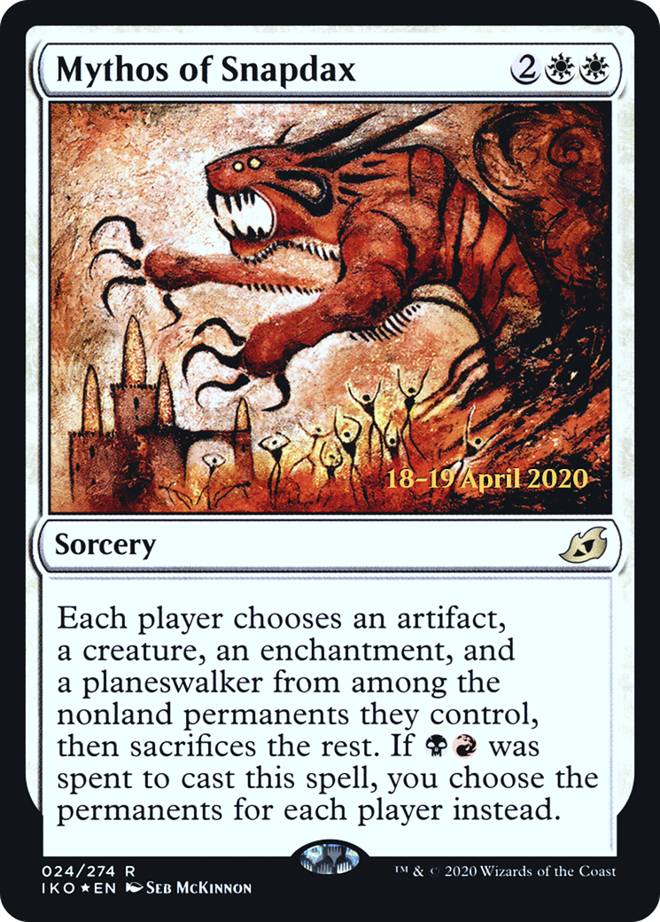 Mythos of Snapdax (024) Foil - Ikoria: Lair of Behemoths Promos