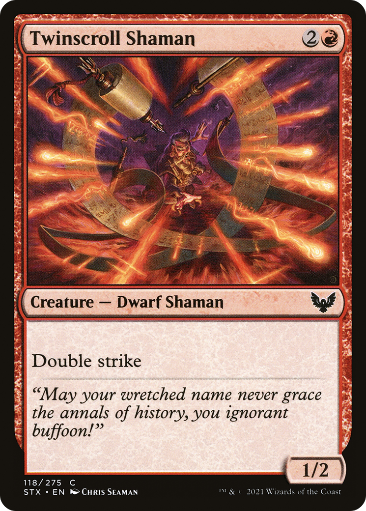 Twinscroll Shaman (118) Foil - Strixhaven: School of Mages