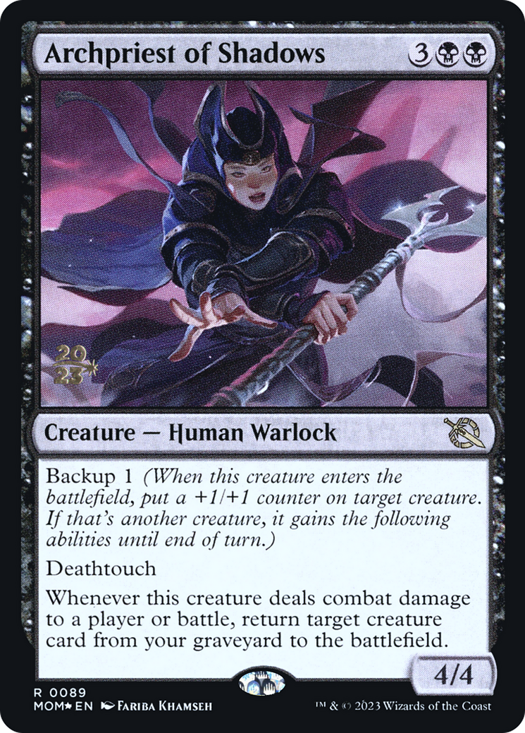 Archpriest of Shadows (89s) Foil - March of the Machine Promos
